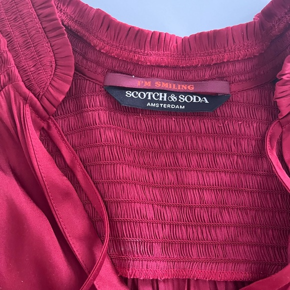 Long dress of wine color from Scotch and Soda. Small - Picture 9 of 9